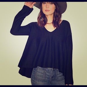 Free People bell sleeve swing sweater